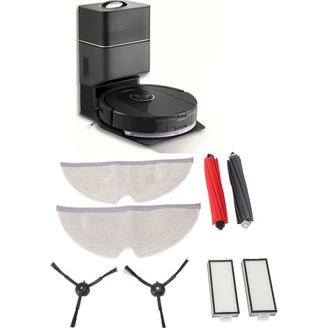[Ersatzteilset] + [Hauptbürsten + Seitenbürsten] + [für Roborock Q8 Max] + [2 Stück] (1/5)