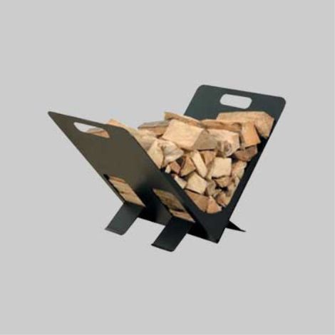 Portalegna moderno per camino cm 38x30x27h MADE IN ITALY