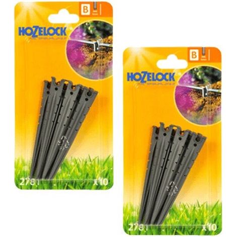 24 x Hozelock 2781 Supply Hose Stake 4mm Micro Irrigation Automatic Watering