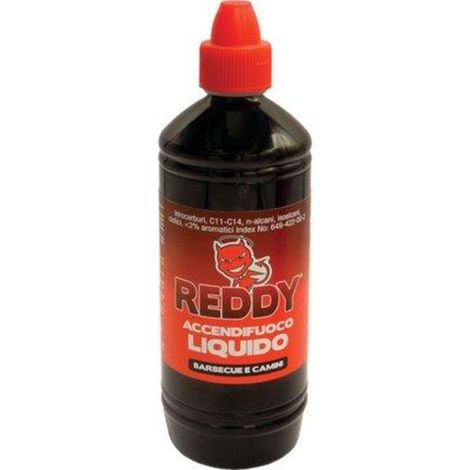 ACCENDIFUOCO LIQUIDO REDDY - ML 750 UTILIZZO EX ART 11 DM 17/05/1995 N. 322 - 12 pezzi