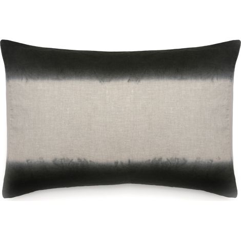 Housse de coussin DEEPALI DECO Tie & dye en lin et coton 40x60 cm