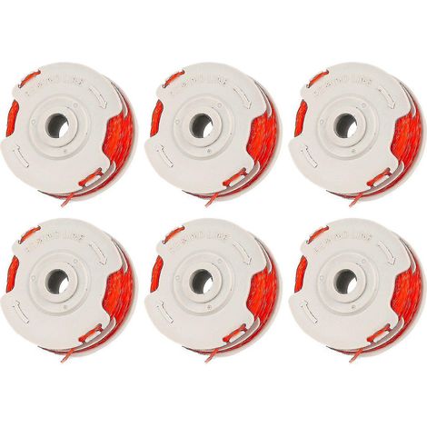 CREA Lot de 6 bobines et lignes de rechange pour coupe-bordures Fly021 pour Flymo (1/5)