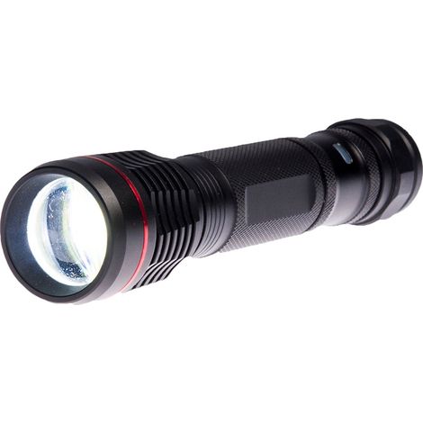 Wiederaufladbare USB-Taschenlampe – Schwarz – Portwest