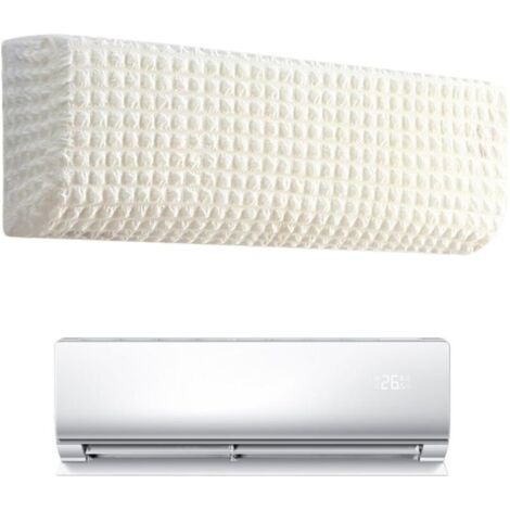 BUNTHAUS Housse de Protection Murale pour Climatiseur Intérieur, Couverture Anti-Poussière Rétractable et Lavable en Polyester Durable, Protège Efficacement Votre Climatisation Suspendue en Conservant (1/4)