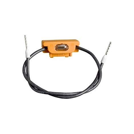 ELSO 123160 LEUCHTMARKIERUNGSBAUGRUPPE 250VAC HELL MIT 2 FLEXIBLEN ANSCHLUSSDRÄHTEN, EINSÄTZE, ORANGE