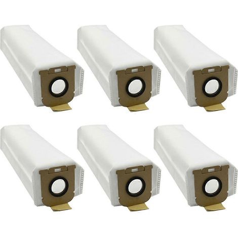 Lot de 6 sacs à poussière de rechange pour aspirateur robot Dreame Z10 Station (pièces détachées) - Sacs à poussière non tissés (1/5)