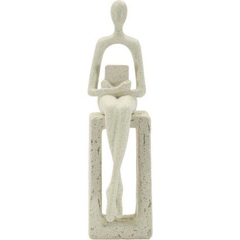 Statuette en polyrésine Single stons 8.5 x 6.5 x 24 cm (1/4)