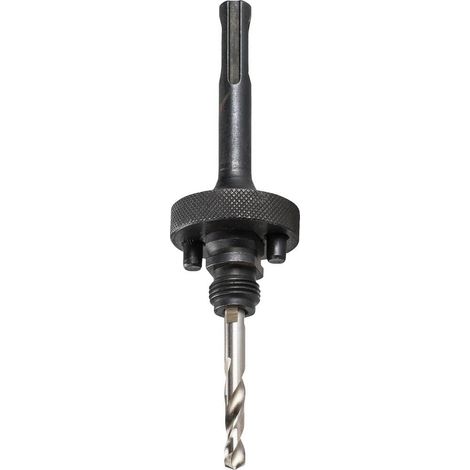 queue pour scie cloche bi-métal avec 8/5 '' - 18 UNF fileté 598500 (Ø 32 trou de - 152 mm, SDS Plus, avec centrage HSS) et une .. perceuse à percussion Einhell TE-RH 32 E