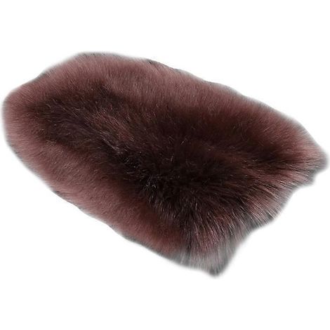 Housse de coussin de console centrale universelle pour camion, SUV et voiture (poils longs) (1/5)
