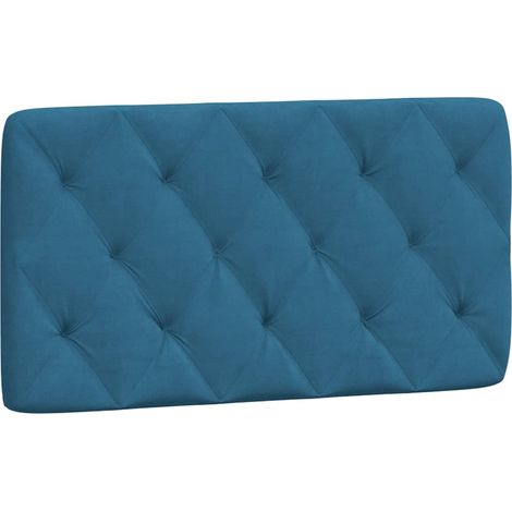 vidaXL Cuscino Testiera Blu 100 cm in Velluto (1/5)