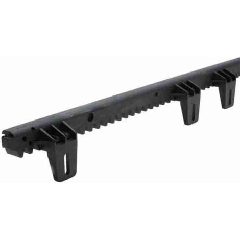 Nice ROA6 - Zahnstange M4 25x20x1000 mm asolata in nylon mit Metalleinsatz. Für Tore von max. Gewicht 500 kg