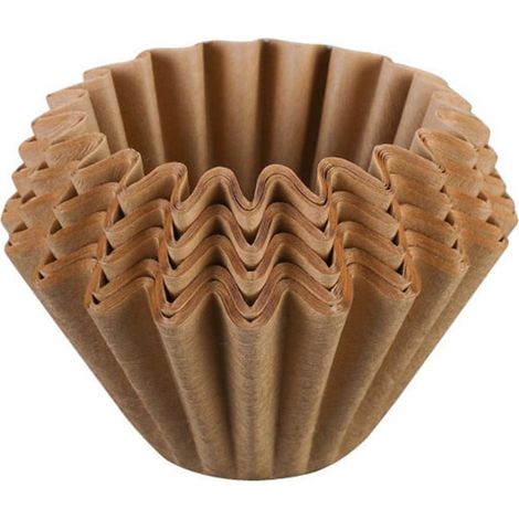 Filtre À Café - Papier Non Blanchi - Pour Cafetières À Panier De 1 À 2 Tasses - Usage Unique - 50 Pièces (1/5)