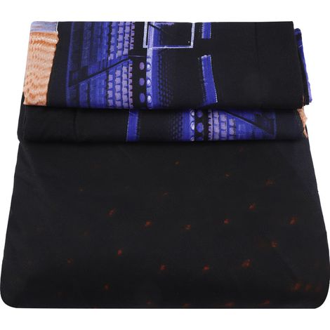 Parure de lit 3 pièces à motif basketball, comprenant housse de couette, draps et taies d'oreiller pour lit king size (1/5)