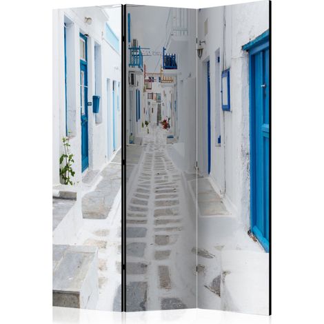 Paravent 3 Volets "Greek Dream Island" 135x172cm (1/2)