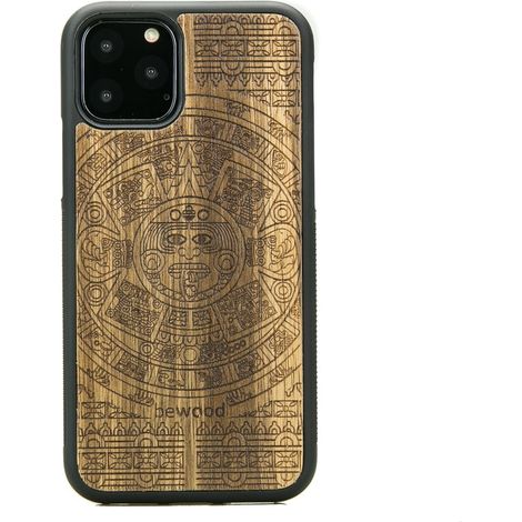 Holzhülle für iPhone 11 Pro AZTEC CALENDAR LIMBA (1/3)