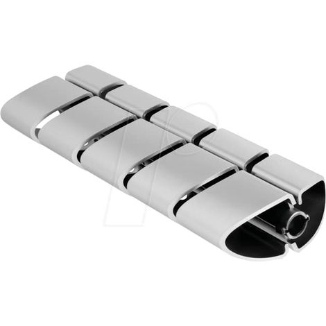 DELOCK BEFESTIGUNGSELEMENT POUR KABELKANAL 75 X 45 MM 5 PIÈCE ARGENT 20802