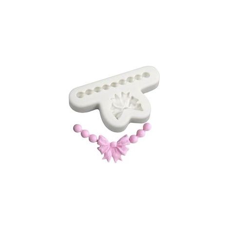 Moules en silicone pour chocolat, moules de pâtisserie en forme de papillon et de collier de perles, moules à fondant – idéales pour gâteaux, bonbons et desserts