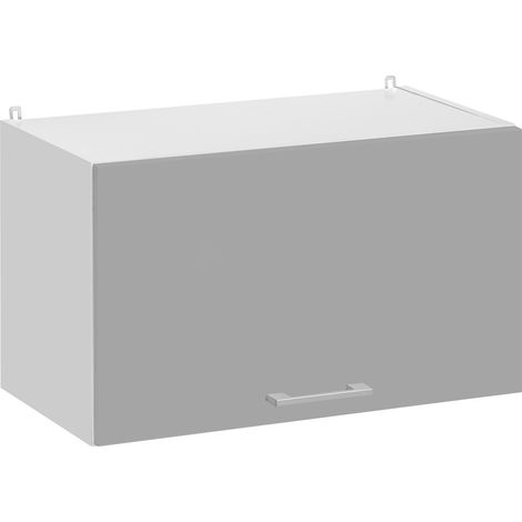 Mueble alto de cocina Eco Gris Brillo 1 puerta abatible L 60 cm (1/5)