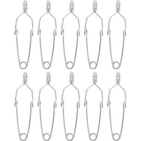 PRETYZOOM Lot de 10 pinces métalliques pour tubes à essai (1/5)