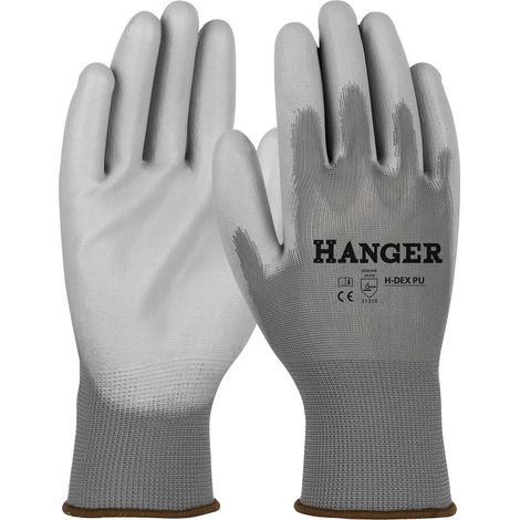 Hanger H-Dex T 10 guantes de trabajo gris talla única