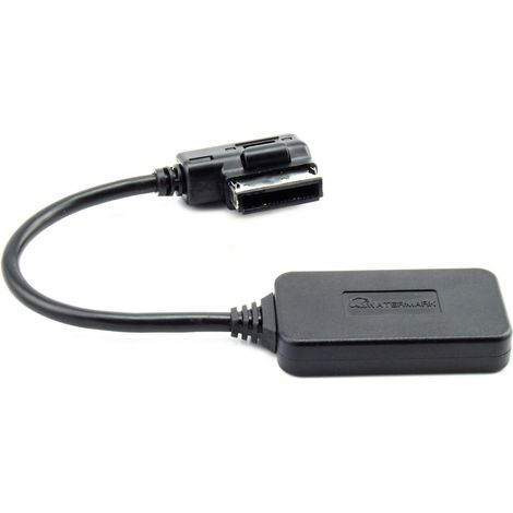 Câble adaptateur Bluetooth 5.0 avec entrée auxiliaire audio et interface multimédia MMI compatible avec Mercedes-Benz Classe C, Classe E, W212, CLS, S212 et C207 (1/4)