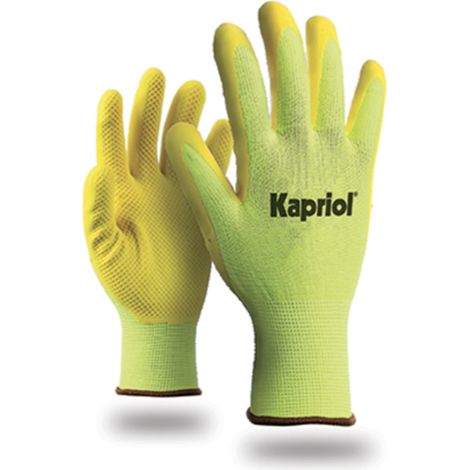 GANTS POWER GRIP JAUNE - KAPRIOL  T9