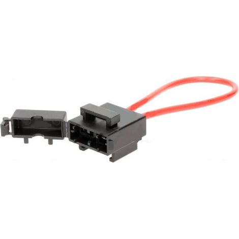 Porte-fusible - max 20A - couvercle - fils nus
