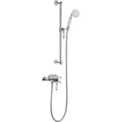 Signature Eternal Traditional Concentric Single Outlet Exposed Shower Valve with Shower Kit - Chrome (1/2)