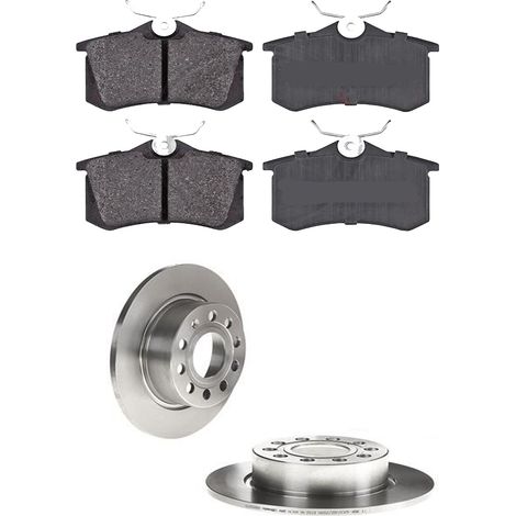 KIT FRENI POSTERIORI compatibile con SKODA YETI (5L) - DISCHI + PASTIGLIE OEM: P 85 020 / 17520 , 18117 /SOSTITUZIONE DIRETTA/BASSA POLVERE/SILENZIOSO (1/5)