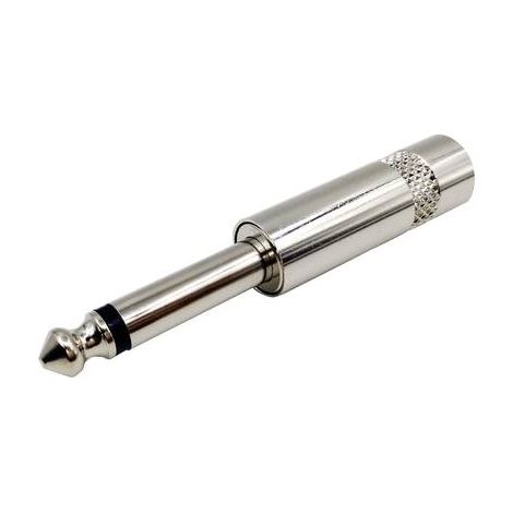 Jack 6.35 mm mâle, droit TRU COMPONENTS 1408828 Nombre de pôles: 2 mono argent 1 pc(s) S814891 (1/2)