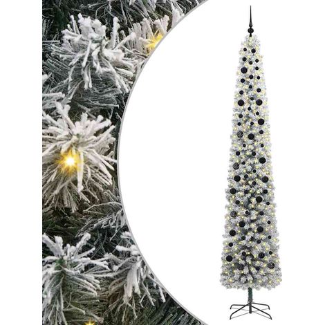 Árbol de Navidad artificial Verde 270 cm PVC, Acero y Plástico vidaXL