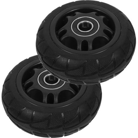 de 2 roues pivotantes silencieuses pour chariot de