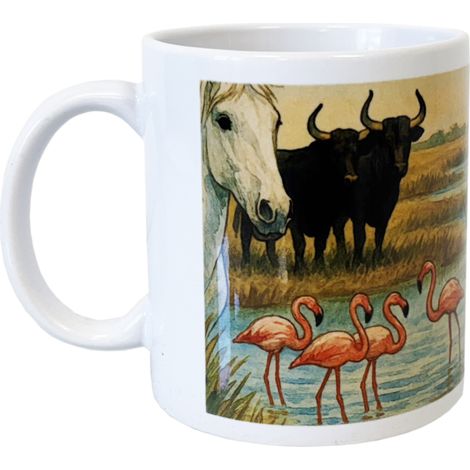 Mug en céramique Camargue sauvage (1/2)
