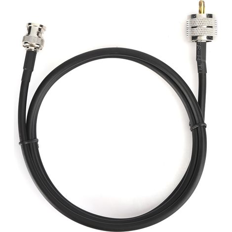 Câble de test coaxial 1M UHF mâle PL259 vers BNC mâle, adaptateur et accessoire (1/5)