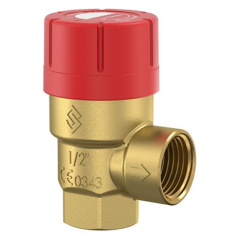 Sicherheitsventil flamco Préscor schwarz 3 Zoll funktionales Design