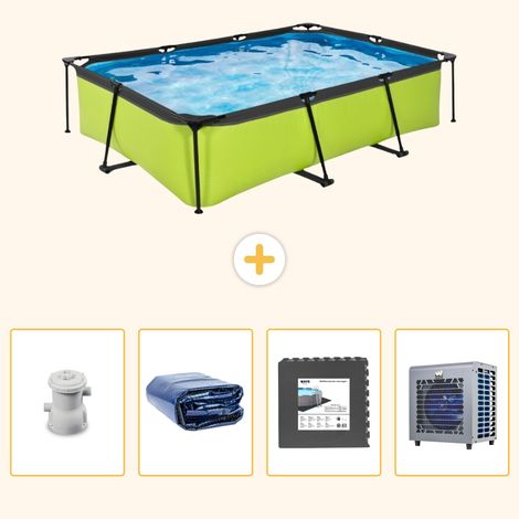 Exit-toys Piscine Exit Rectangulaire - 300x200x65 cm - 5-pièces  S190 (1/5)