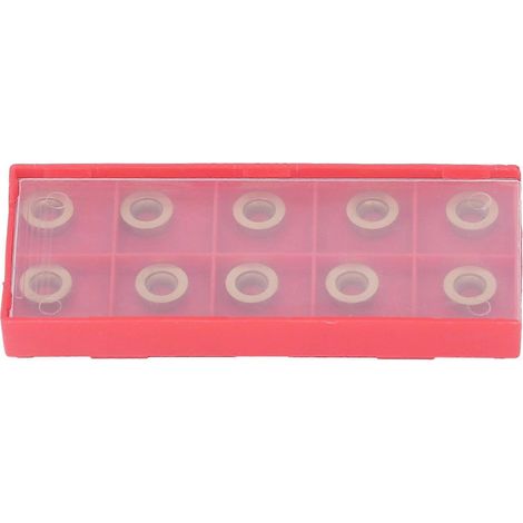10-teiliges Set Wendeschneidplatten aus Hartmetall für Drehmaschinen, Fräsmaschinen und CNC-Werkzeuge RPMT1003