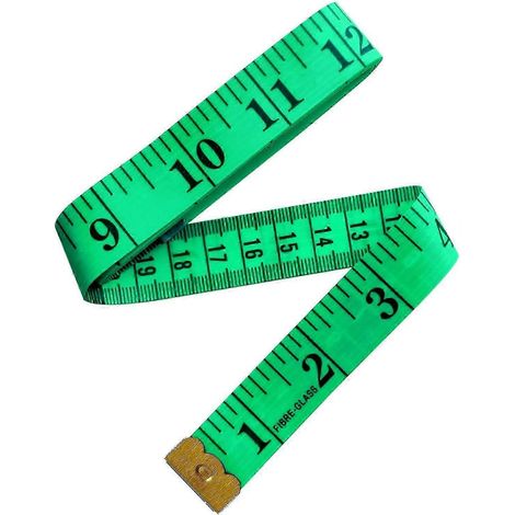 Mètre ruban souple, ruban de mesure pour le corps, la couture, la taille, le soutien-gorge, le tour de tête, pour la couture, la confection de vêtements, le tricot, les travaux manuels, règle en vinyl (1/5)