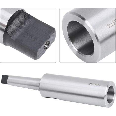 Stahl-Kegelbohrhülsenadapter für Drehmaschinenfräsen, verlängerte Reduzierhülse MT3-MT4 (1/5)