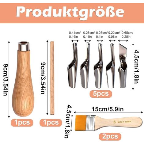 Wood Carving Tools Gouge Linogravure Wood Engraving (1/2)