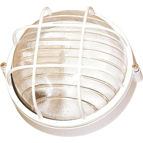 PAPILLON plafón industrial ip54 redondo blanco , Plafón industrial IP54 redondo blanco.- Medidas: ø 19x12 cm.- Rosca bombilla: E27.- Color blanco.- Estruct