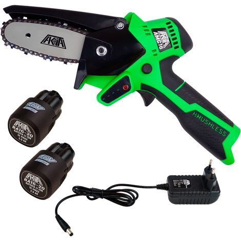 Mini Tronçonneuse de Batterie 16V Akita + 2 Batterie + Chargeur