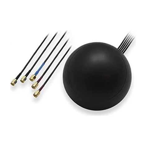 Teltonika PR1KCO28 Combo MIMO Móvil/GNSS/WIFI Antena SMA de tejado (1/2)