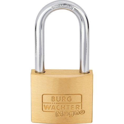 BURG Vorhangschloss 400 E Magno verschiedensperrend, Bügelhöhe 45mm, Breite 40mm (1/5)