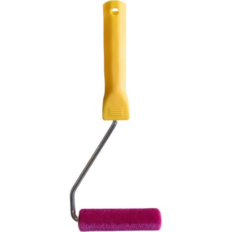 Rouleau à peinture de 26 cm, rouleau pour peinture murale, manche de pinceau multifonctionnel, éponge en mousse haute densité robuste pour plafond