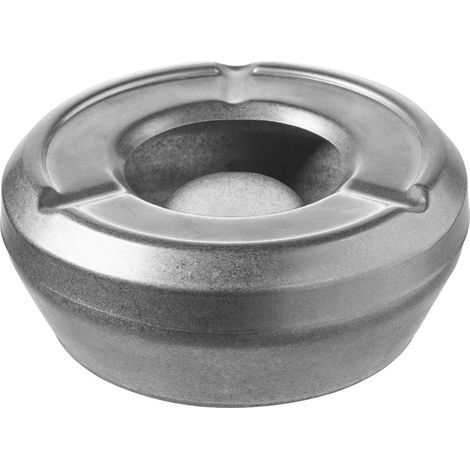 Aschenbecher aps forge Edelstahl Vintage Look 10 cm