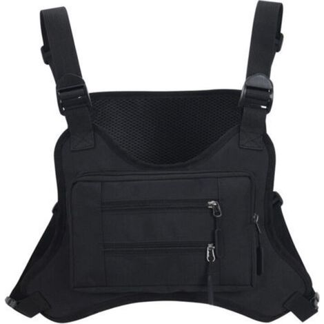 (Schwarz)Werkzeugtasche Reflektierende Brusttasche