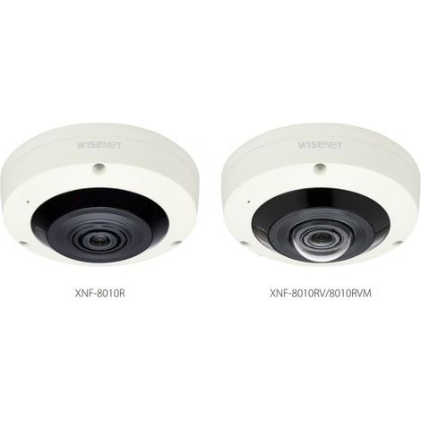 Cámara de vigilancia Hanwha xnf-8010r 360 grados PoE