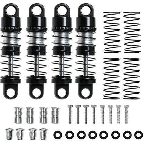 4 amortisseurs Avant et arrière de Rechange pour Voiture RC pour SCX30 (échelle 1/30), modèle réduit de Crawler, Accessoires de Bricolage (1/5)