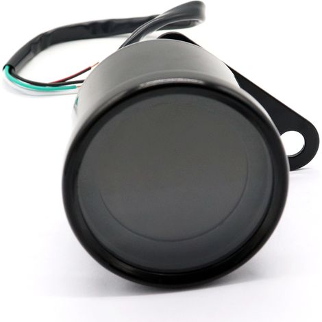 Instrument de moto universel 12 V, compteur de vitesse numérique modifié, tachymètre, jauge, écran LCD (7 couleurs) 0-10000 tr/min 0-199 km/h (1/5)